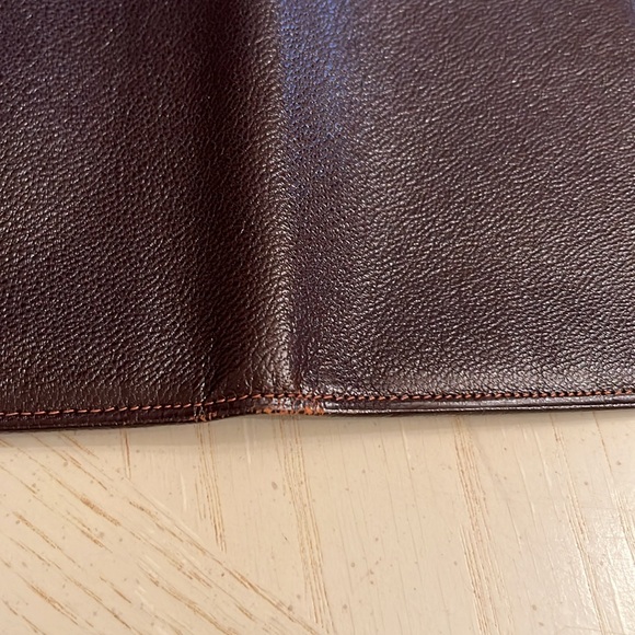 Vintage Moroccan leather passport  holder Vintage  leather wallet - Picture 6 of 7